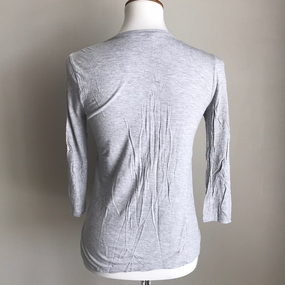⭐️CLEARANCE⭐️ J.Crew- "Drapey Ruffle Henley" Top! - Picture 4 of 7